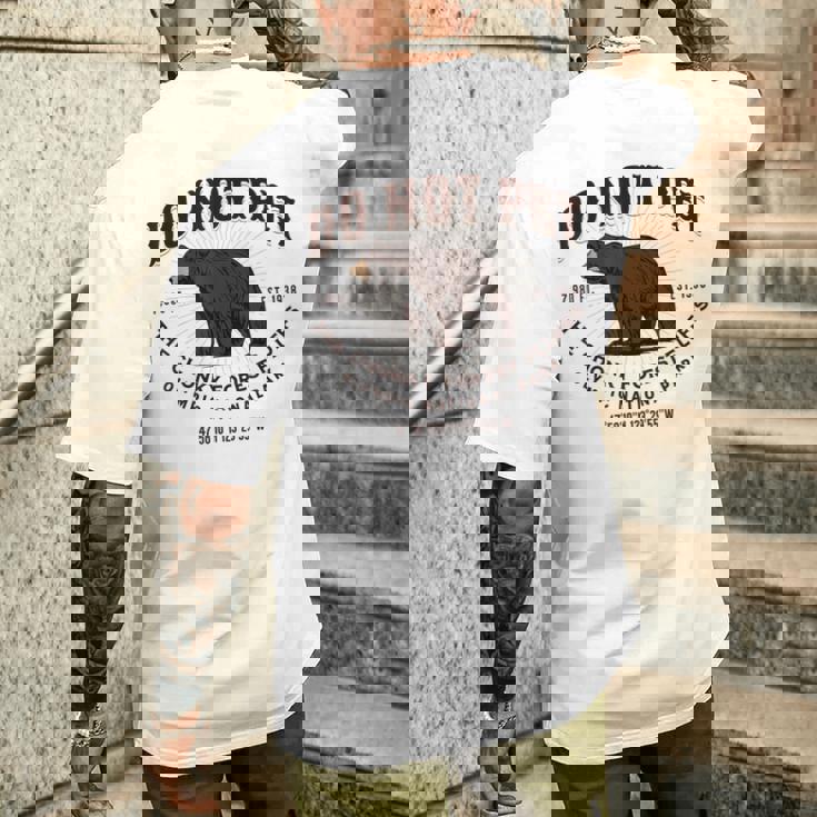 オリンピック国立公園 ワシントン ツキノワグマ メンズTシャツ バックプリント 彼への贈り物