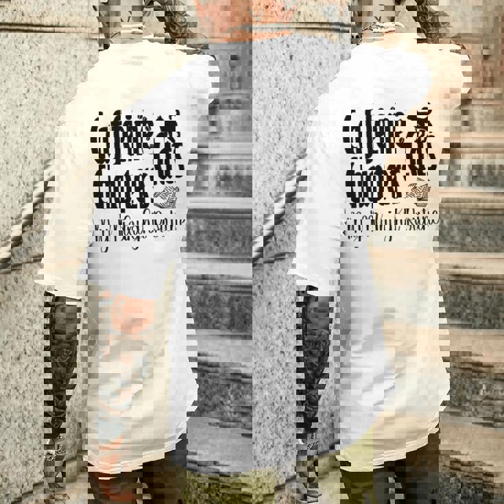 カフェイン猫・章 マイミッドナイトルーチン ナイトキャット フクロウ 長袖tシャツ メンズTシャツ バックプリント 彼への贈り物