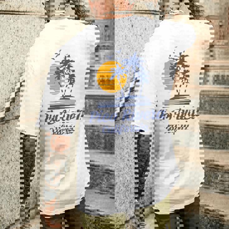 カリフォルニア州ピコリベラ ピコ リベラ 市内観光客 メンズTシャツ バックプリント 彼への贈り物