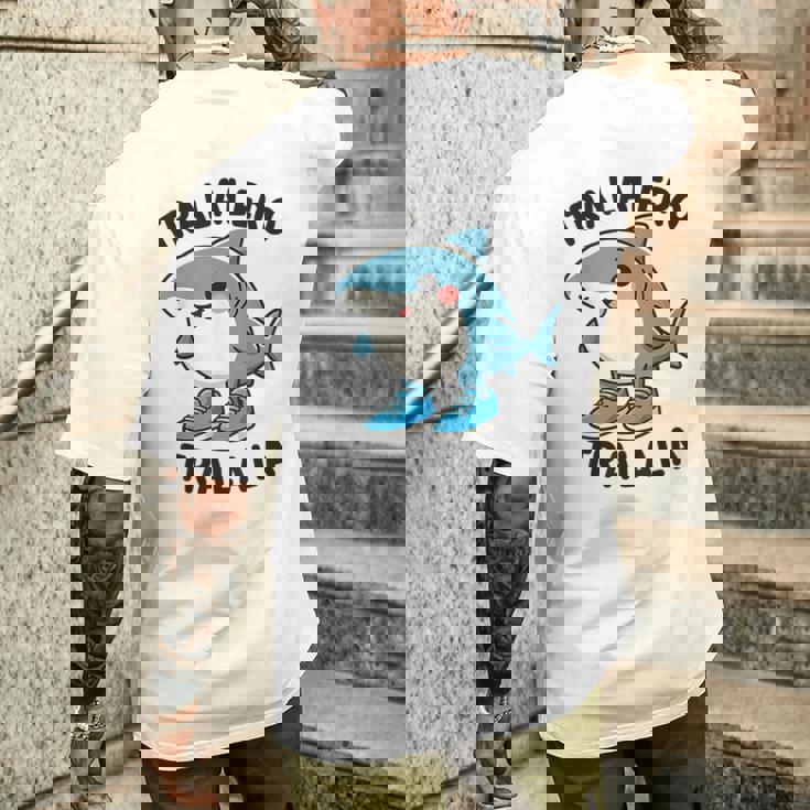 カワイイトラレロトラララ-イタリアブレインロットミーム メンズTシャツ バックプリント 彼への贈り物