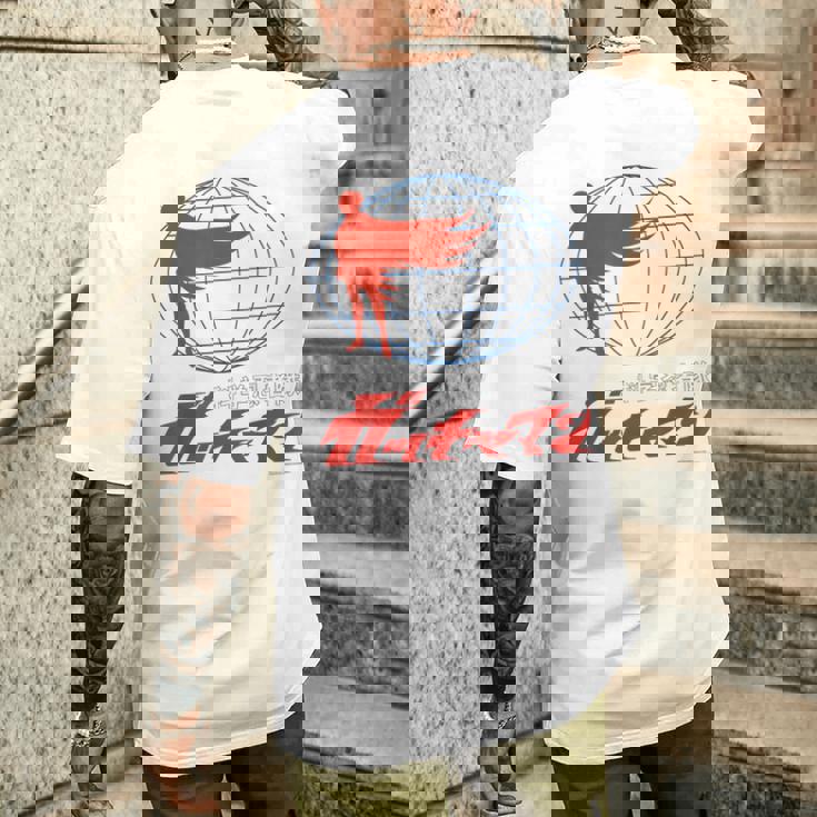 ガッチャマン O メンズTシャツ バックプリント 彼への贈り物