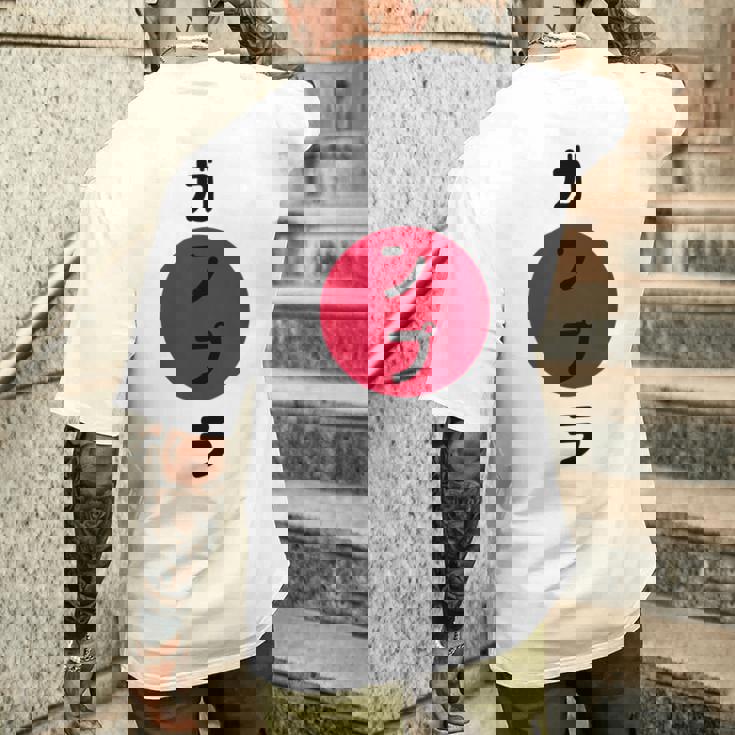 ガンプラ ジャパン ワイシャツ ホビーやモデルビルダー向け 日本人 メンズTシャツ バックプリント 彼への贈り物