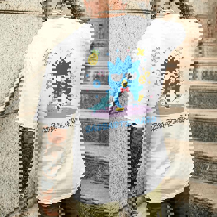 キッズ バッドばつ丸 かんぱい メンズTシャツ バックプリント 彼への贈り物