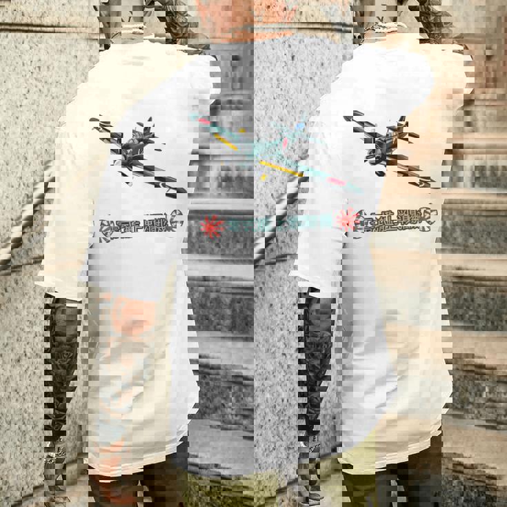 キッズ 第2次世界大戦 日本軍戦闘機 零式艦上戦闘機 メンズTシャツ バックプリント 彼への贈り物