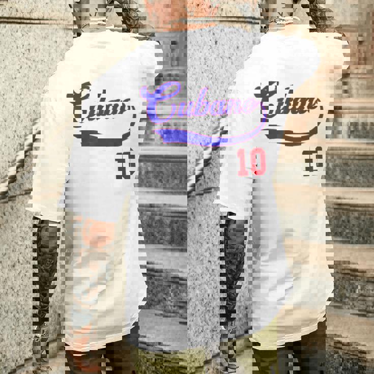 キューバノ 野球 お土産 スラング 男の子 アセレ キューバ キューバ 男性 メンズTシャツ バックプリント 彼への贈り物