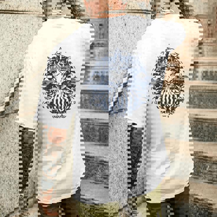 クラーケン クトゥルフ タコ メンズTシャツ バックプリント 彼への贈り物