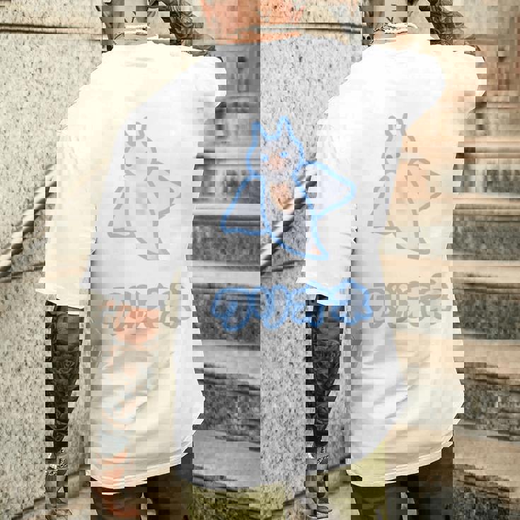 クリオネ（Big ビッグ）【どうぶつ フレンズ】ポップ ゆるくて かわいい キャラクター イラスト 長袖tシャツ メンズTシャツ バックプリント 彼への贈り物