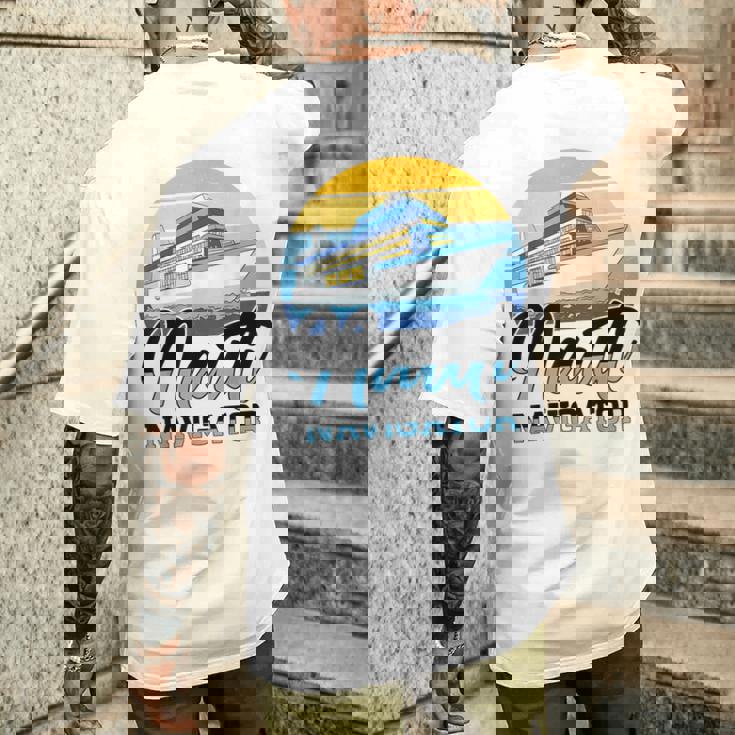 クルージング航海船キャプテンアンカークルーズディレクター メンズTシャツ バックプリント 彼への贈り物