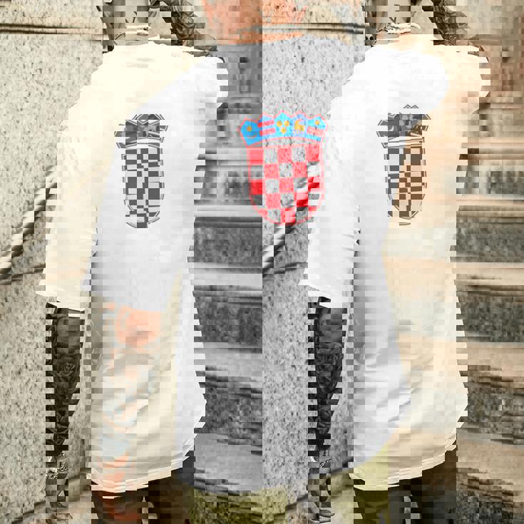 クロアチア ヴィンテージ クロアチア国旗tシャツ メンズTシャツ バックプリント 彼への贈り物