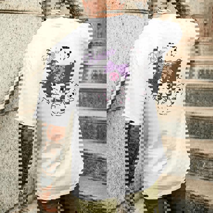 クロミ オシャレチェック ダークカラー メンズTシャツ バックプリント 彼への贈り物