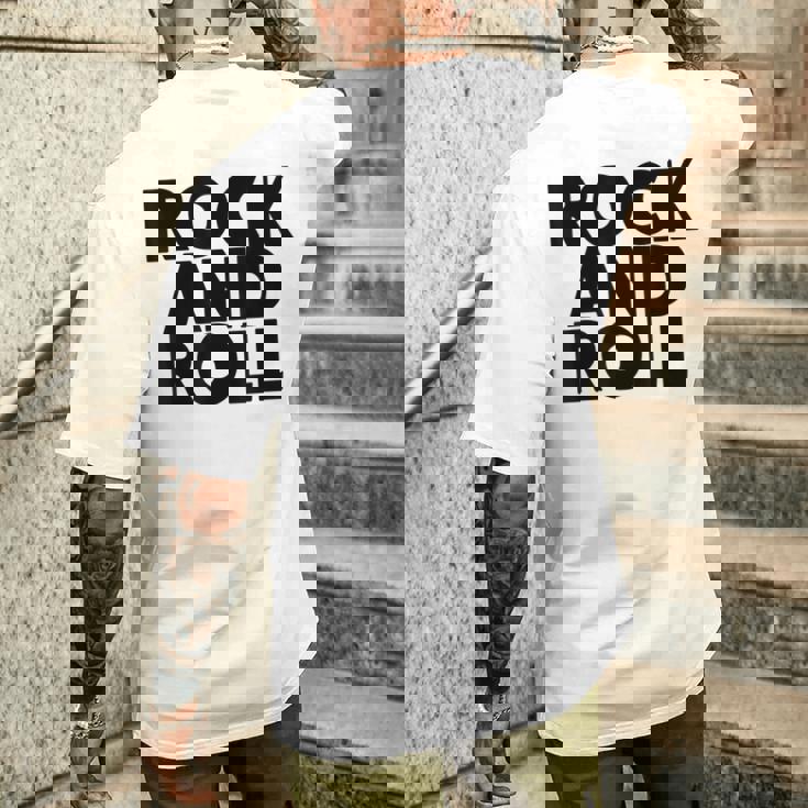 クールなロックンロールミュージックtシャツ、ロックンロールグラフィックをお楽しみください。 メンズTシャツ バックプリント 彼への贈り物