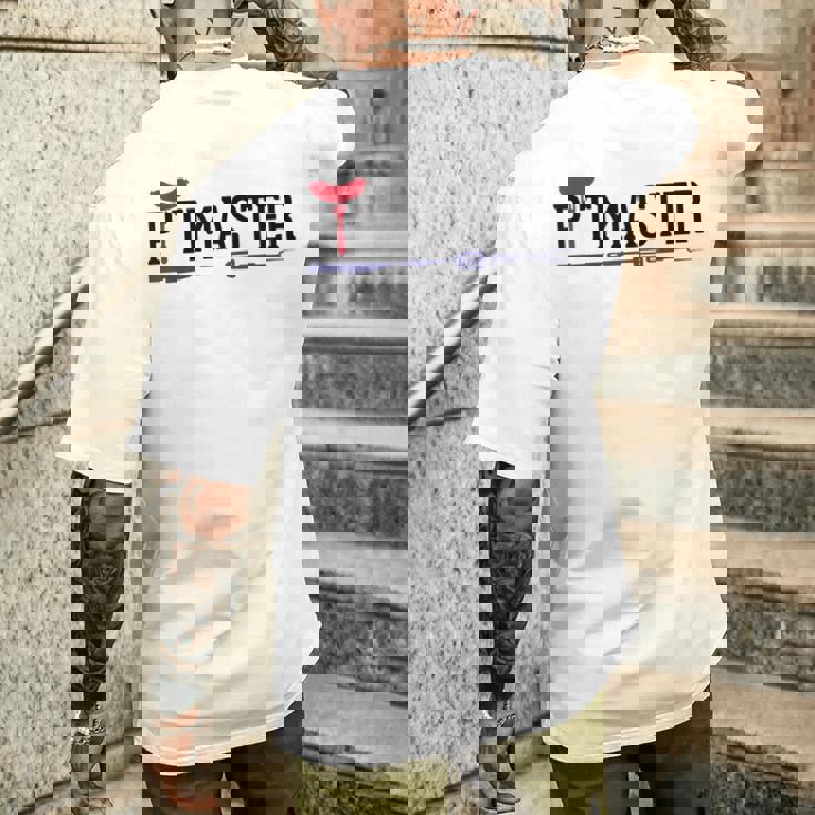 グリルバーベキュー ピットマスター メンズTシャツ バックプリント 彼への贈り物