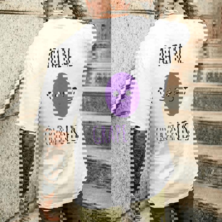 グレープネスを実現する カワイイスタイルグレープ メンズTシャツ バックプリント 彼への贈り物