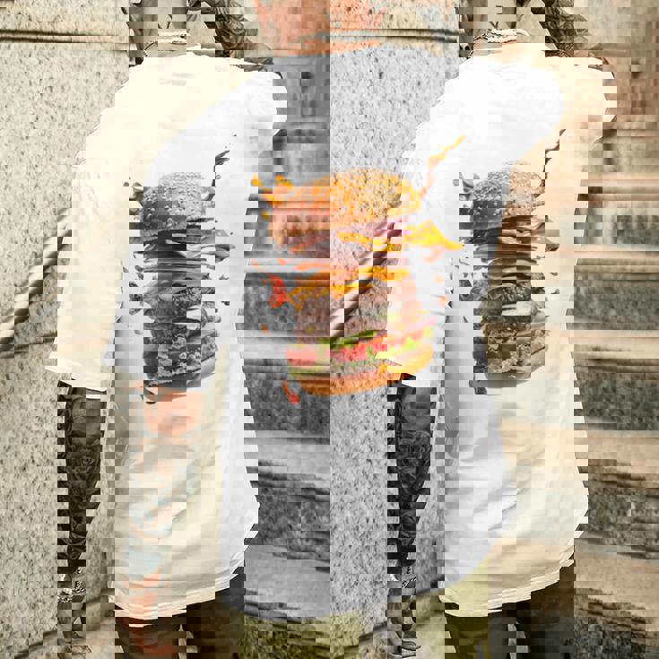 コスチュームバーガー メンズTシャツ バックプリント 彼への贈り物