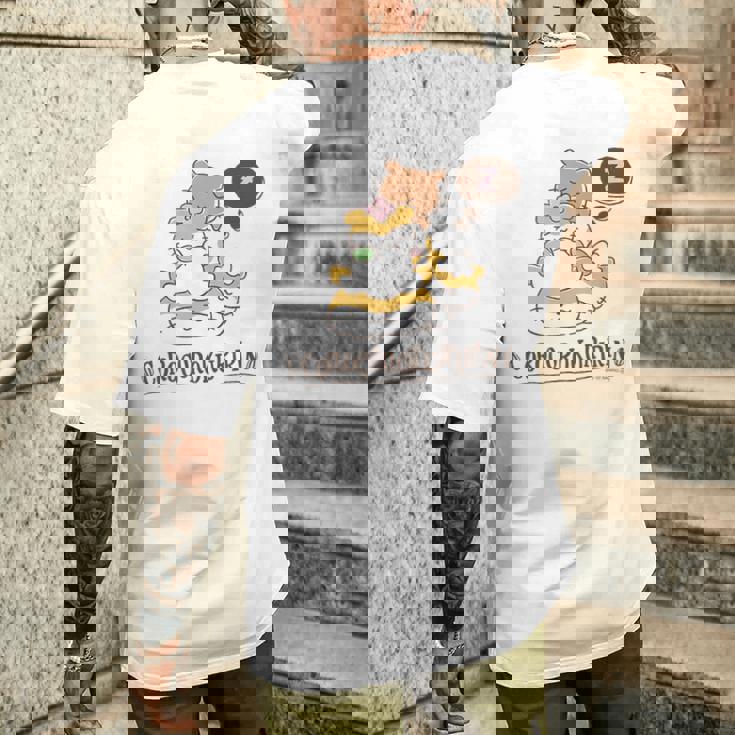 コロコロクリリン すやすや メンズTシャツ バックプリント 彼への贈り物