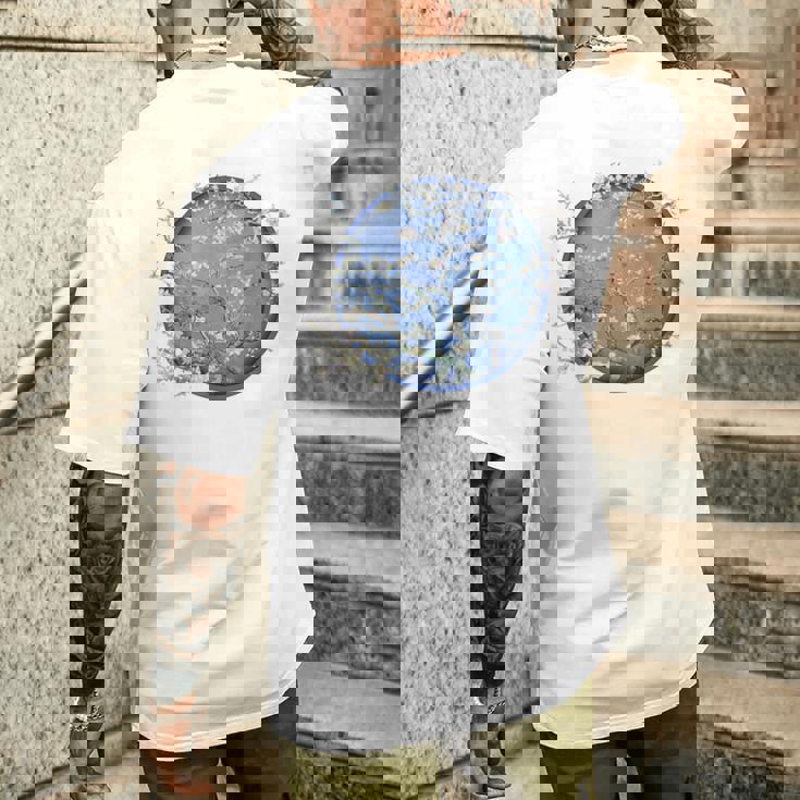 ゴッホ アーモンドブロッサム メンズTシャツ バックプリント 彼への贈り物