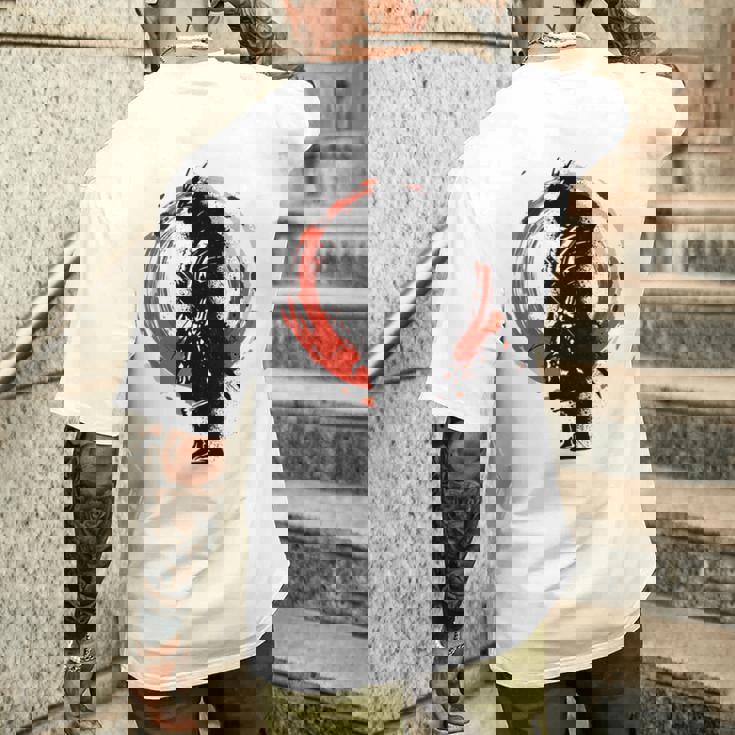 ゴーストサムライ 武士道 アニメ マンガ 武士道 メンズTシャツ バックプリント 彼への贈り物