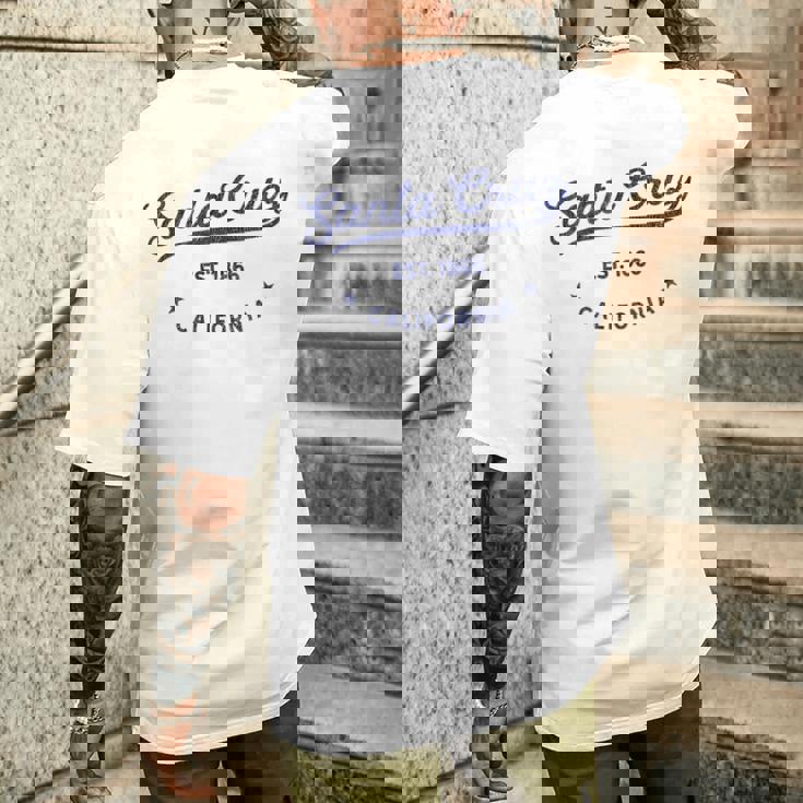 サンタクルーズ カリフォルニア 旅行 お土産 ヴィンテージ サンタクルーズ メンズTシャツ バックプリント 彼への贈り物