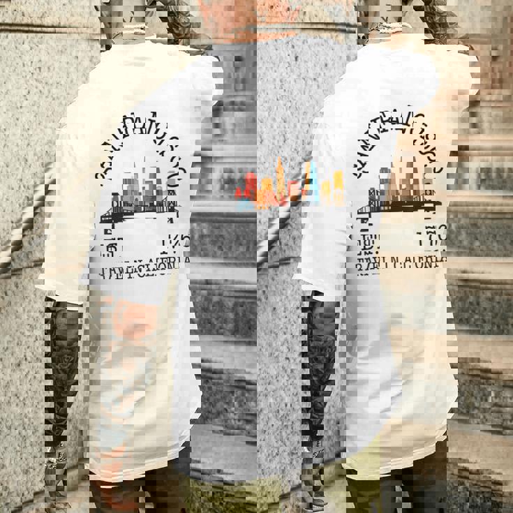 サンフランシスコ お土産 スカイライン サンフランシスコ メンズ レディース メンズTシャツ バックプリント 彼への贈り物