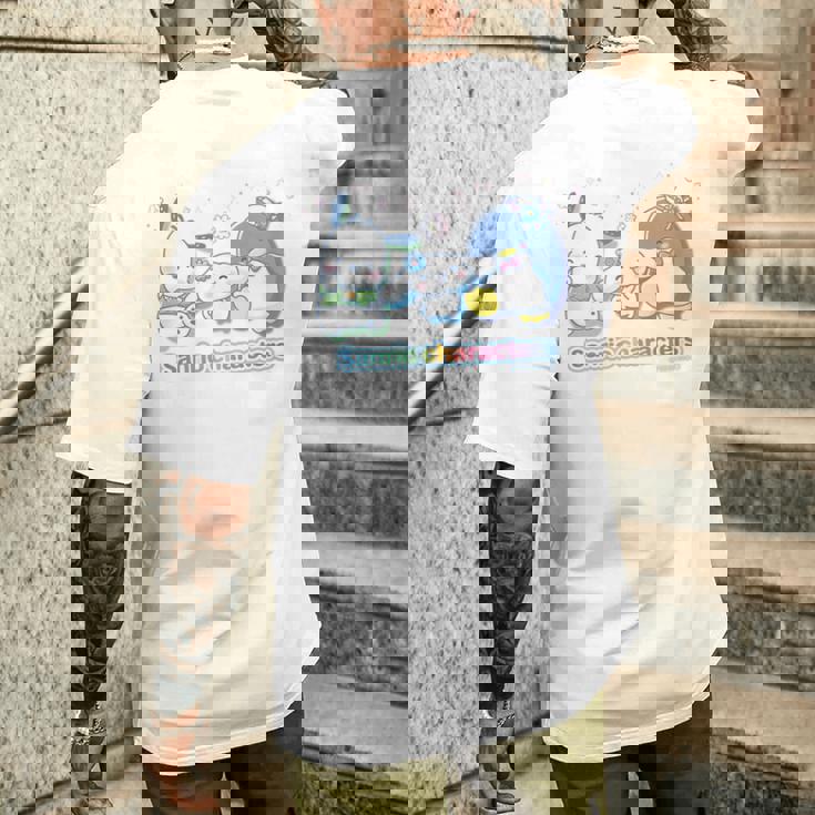 サンリオキャラクターズ サンリオキャラクター大賞デザイン 集合C メンズTシャツ バックプリント 彼への贈り物