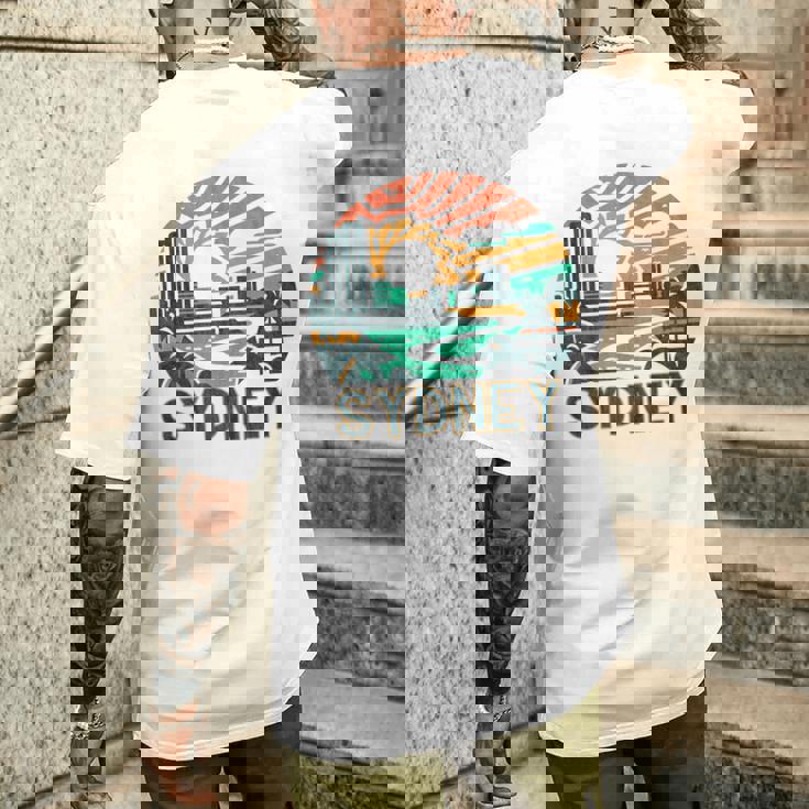 シドニーオーストラリアデザイン メンズTシャツ バックプリント 彼への贈り物