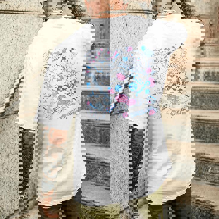 シナモロール Usデザイン 手描き風 メンズTシャツ バックプリント 彼への贈り物