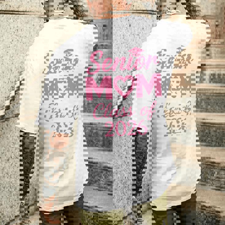 シニアママクラス 2026年 ピンク プラウド 卒業 母 卒業 長袖tシャツ メンズTシャツ バックプリント 彼への贈り物