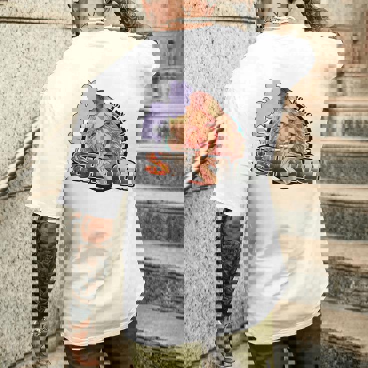 シャグ 手巻き煙草 バックプリント メンズTシャツ バックプリント 彼への贈り物