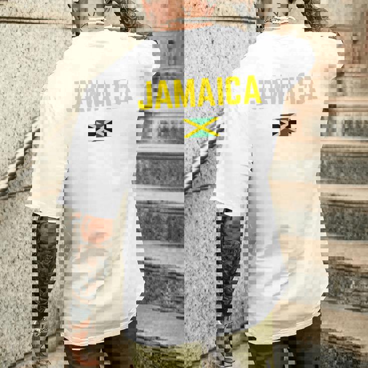 ジャマイカ 旗 大 国旗 メンズ レディース キッズ ジャマイカ メンズTシャツ バックプリント 彼への贈り物
