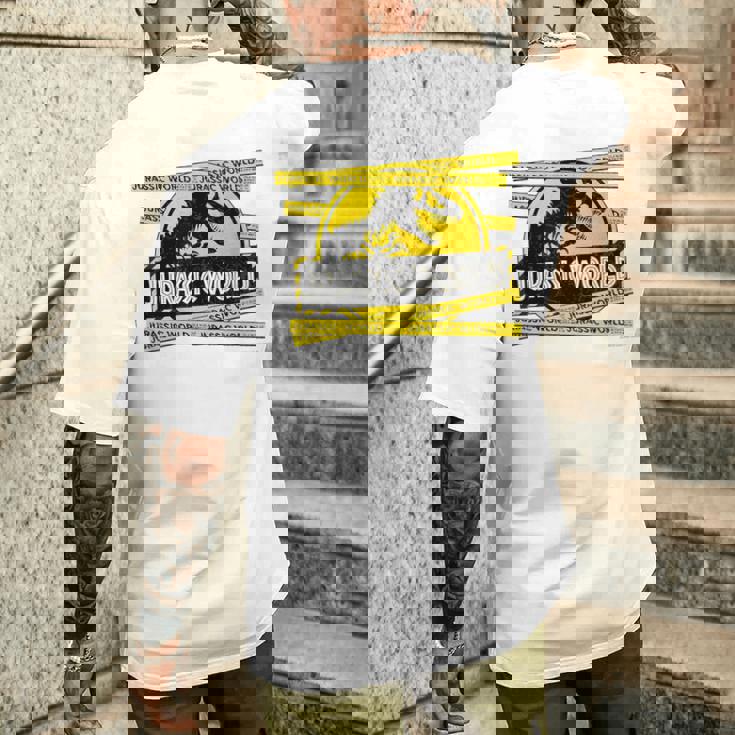 ジュラシック・ワールド Endangeredtriceratops メンズTシャツ バックプリント 彼への贈り物