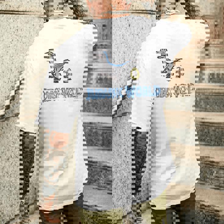 ジュラシック・ワールド ラプトル Loose Illust メンズTシャツ バックプリント 彼への贈り物