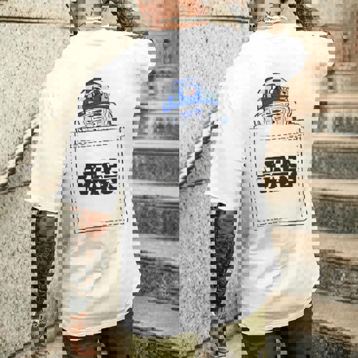 スターウォーズ R2-D2 ロゴポケット メンズTシャツ バックプリント 彼への贈り物