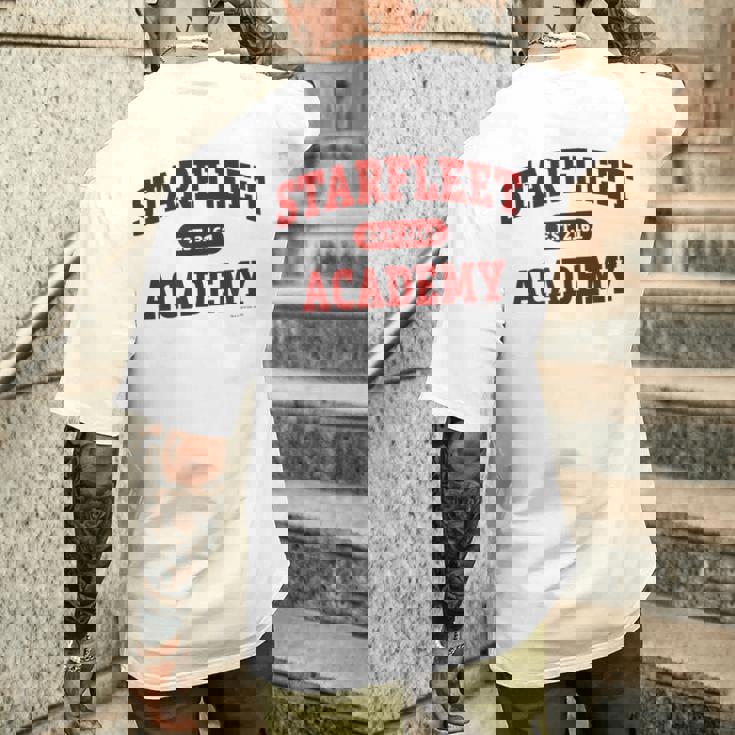 スタートレック スターフリートアカデミー Est2161 メンズTシャツ バックプリント 彼への贈り物