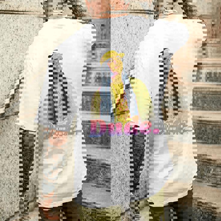 ストレンジャー・シングス サーファーボーイ ピザ アーガイル カリ デュード ヴィンテージ メンズTシャツ バックプリント 彼への贈り物