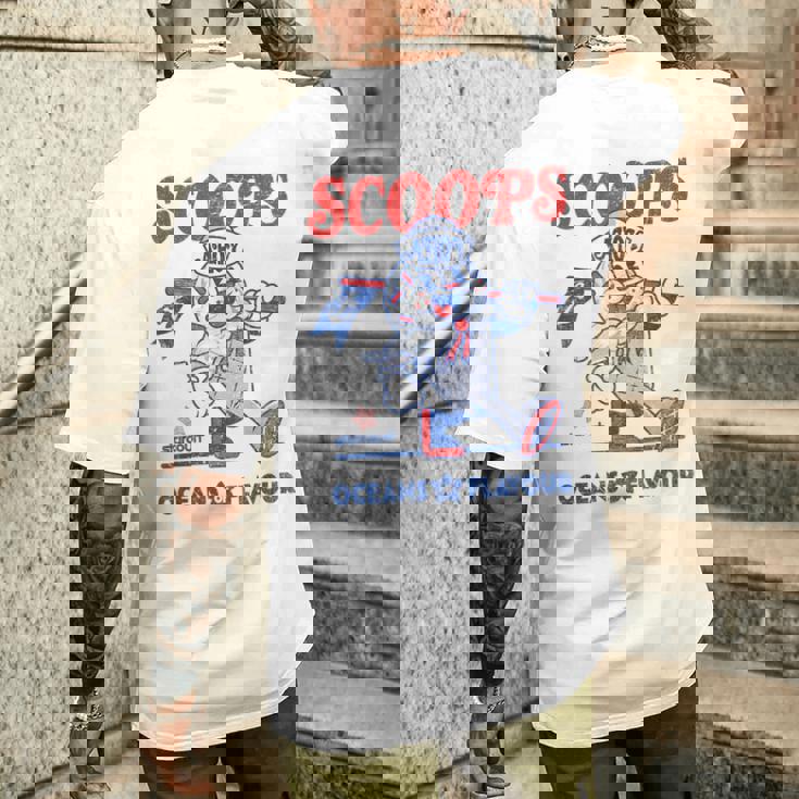 ストレンジャー・シングス スクープ アホイ アイスクリーム マスコット スターコート レトロ メンズTシャツ バックプリント 彼への贈り物