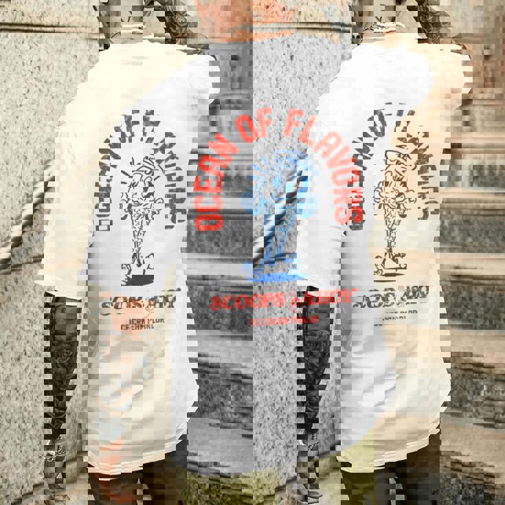 ストレンジャー・シングス スクープ アホイ スターコート アイスクリーム味 レトロ メンズTシャツ バックプリント 彼への贈り物