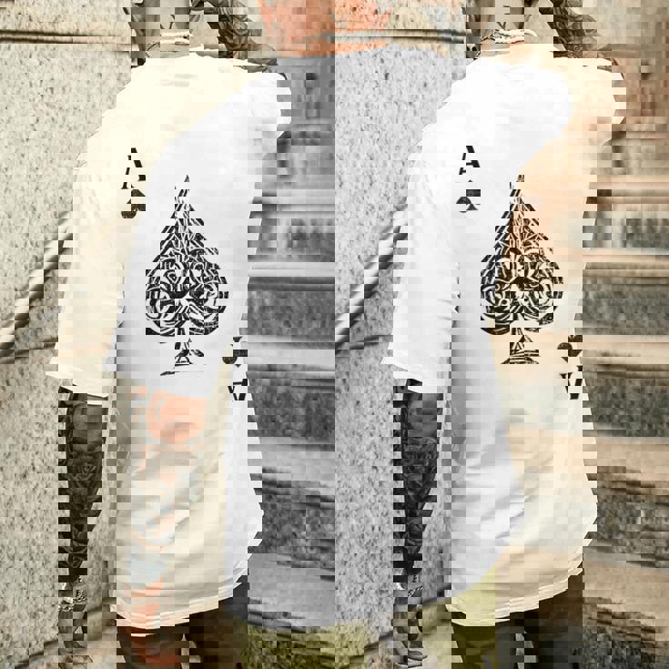 スペードのエース メンズTシャツ バックプリント 彼への贈り物