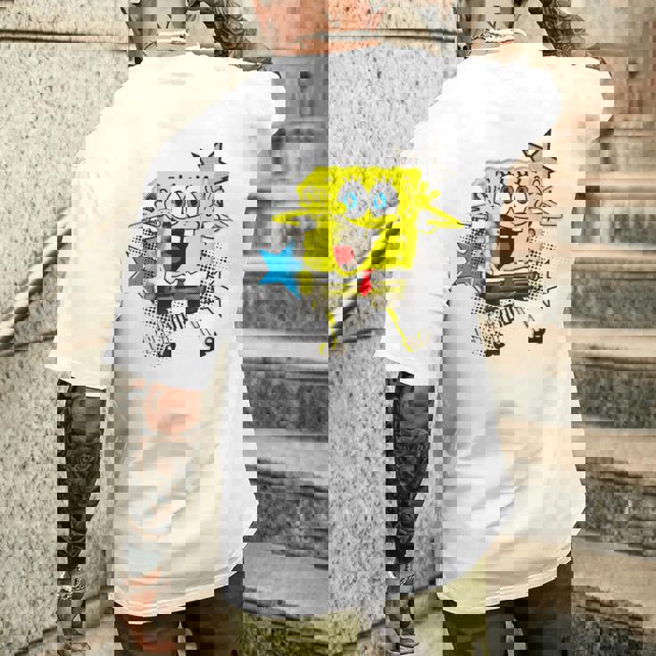 スポンジボブ スクエアパンツ スポンジボブee You メンズTシャツ バックプリント 彼への贈り物