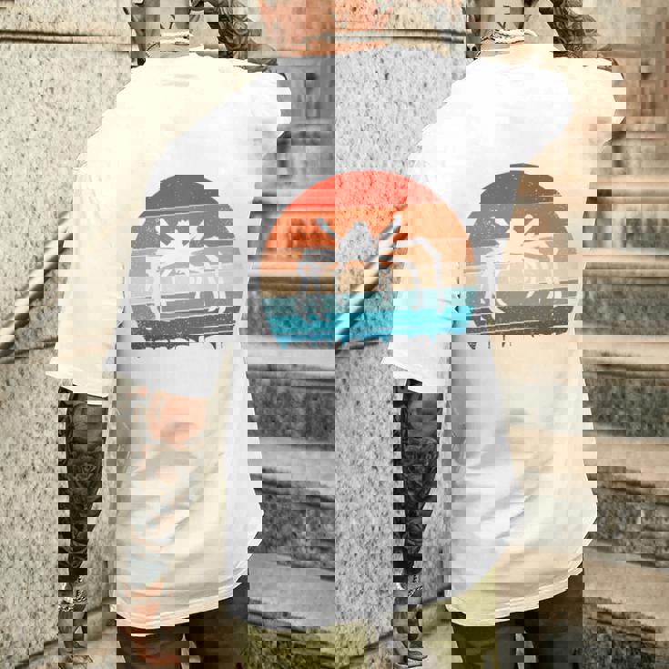 タカアシガニのささやき 海洋生物学者 長袖tシャツ メンズTシャツ バックプリント 彼への贈り物