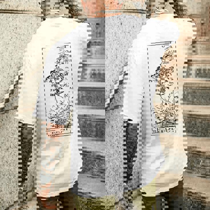 タロット・メジャー・アルカナ ザ・フール 長袖tシャツ メンズTシャツ バックプリント 彼への贈り物