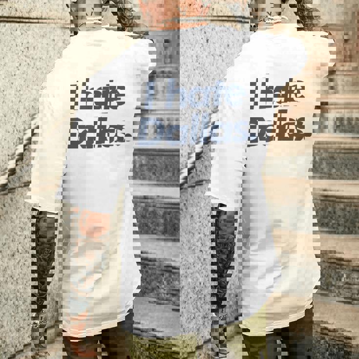 ダラスが嫌い メンズTシャツ バックプリント 彼への贈り物