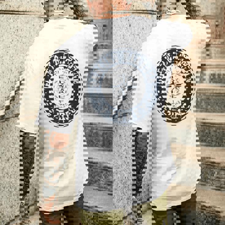 ダーリングハーバー シドニー オーストラリア ヨットクラブ マリーナ セーリング メンズTシャツ バックプリント 彼への贈り物