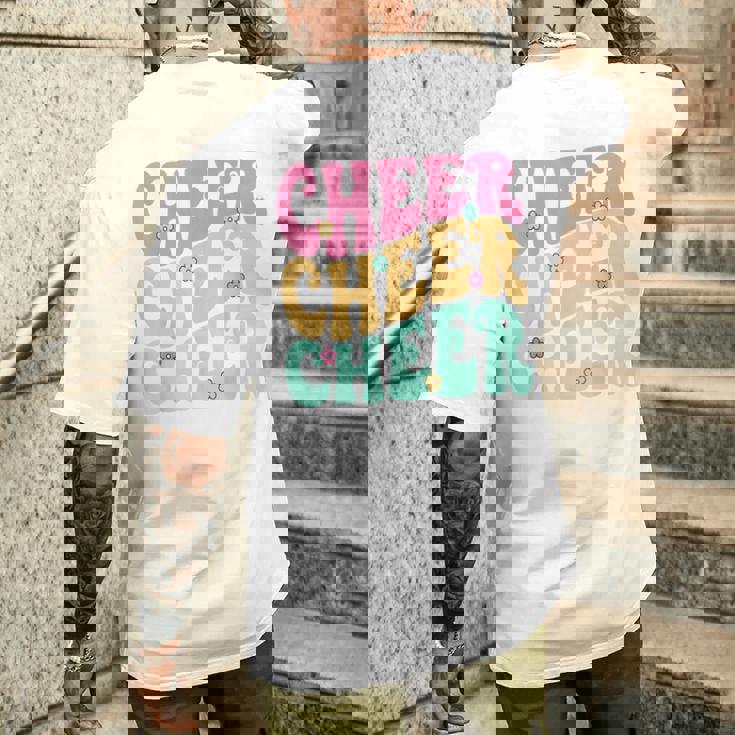 チアリーディング用 チアリーダー スクワッド ガール ティーン チア練習 メンズTシャツ バックプリント 彼への贈り物