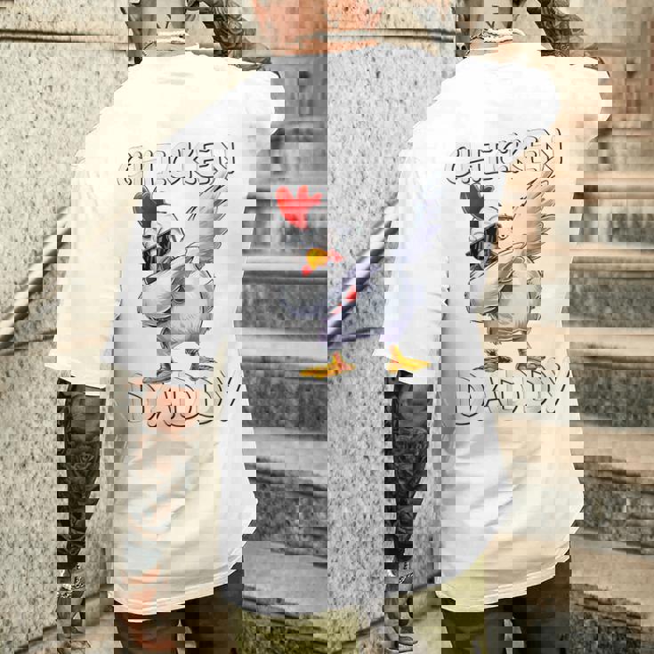 チキン パパ ニワトリ 父 チキン ジャンパー 農家 父の日 メンズTシャツ バックプリント 彼への贈り物