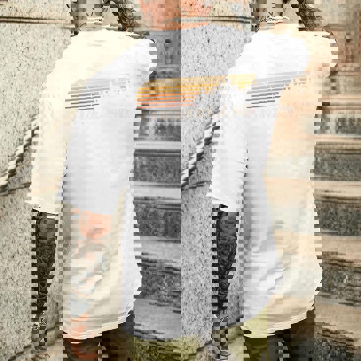 ティンバーランド Nc ビンテージ エバーグリーン サンセット 80年代レトロ 長袖tシャツ メンズTシャツ バックプリント 彼への贈り物