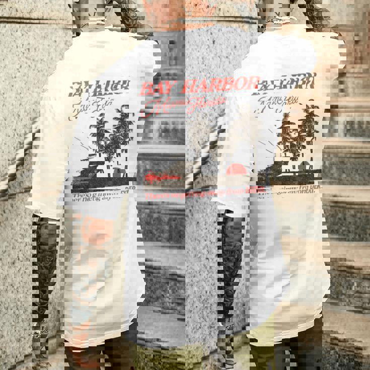 デクスター公式テレビ番組ベイハーバー メンズTシャツ バックプリント 彼への贈り物