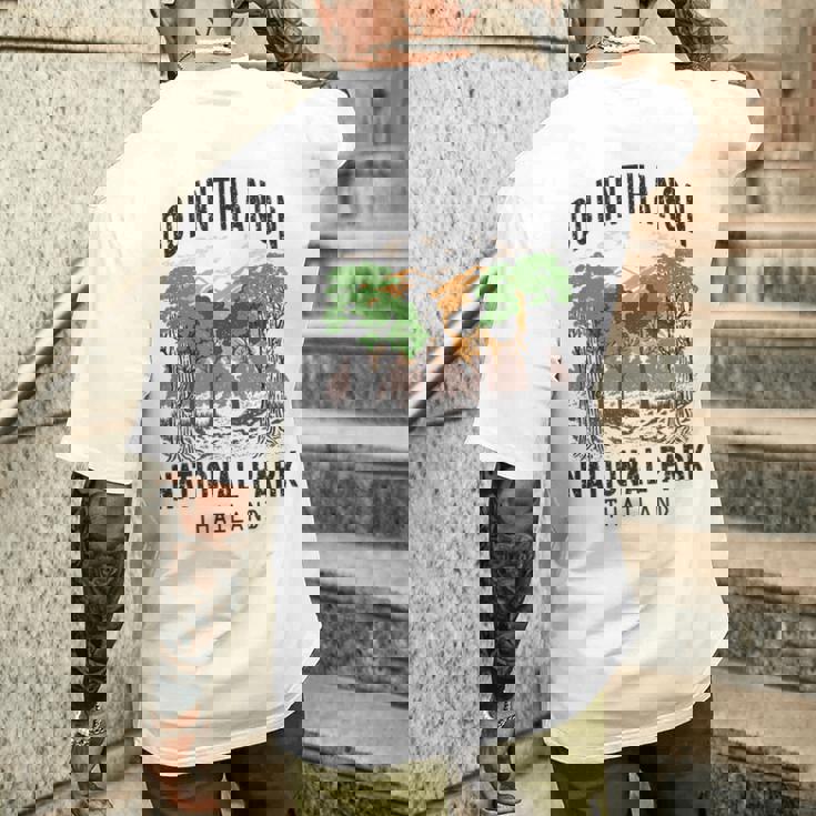 ドイインタノン国立公園タイ メンズTシャツ バックプリント 彼への贈り物