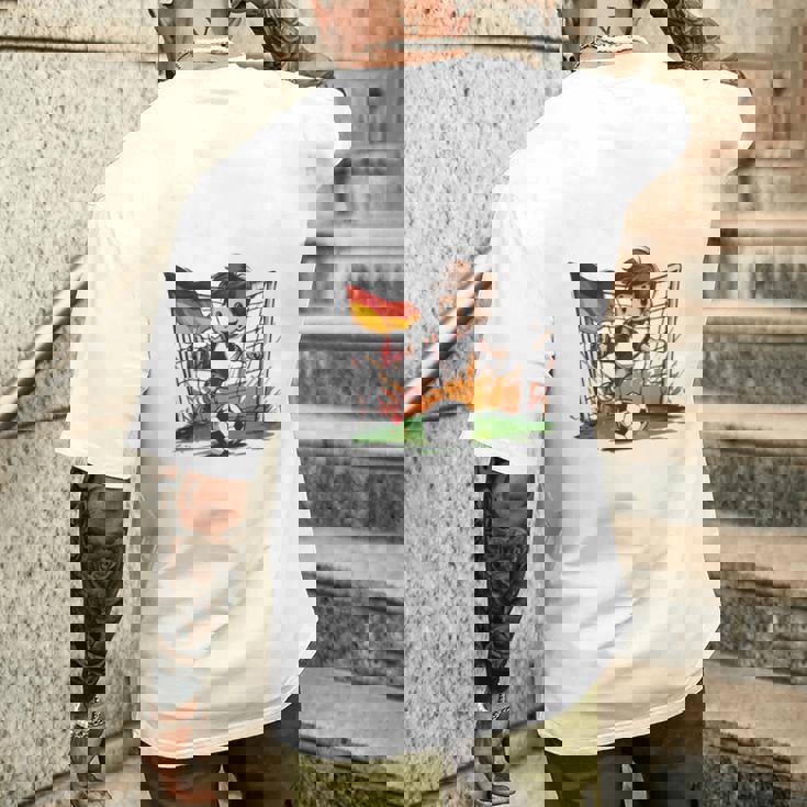 ドイツ サッカー 少年 フットボール 長袖tシャツ メンズTシャツ バックプリント 彼への贈り物