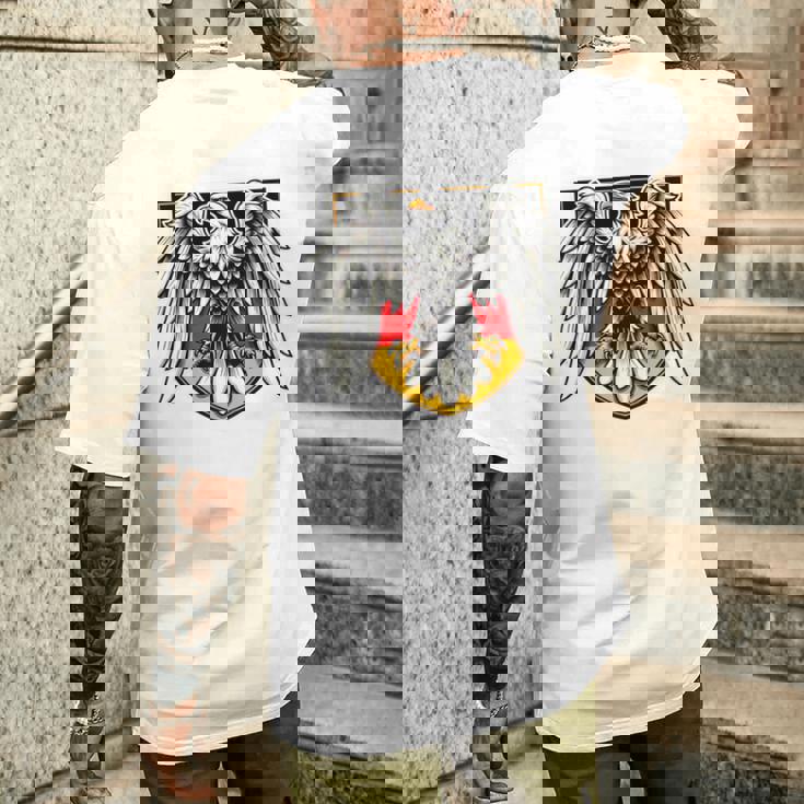 ドイツ鷲旗 ドイツ国旗 長袖tシャツ メンズTシャツ バックプリント 彼への贈り物