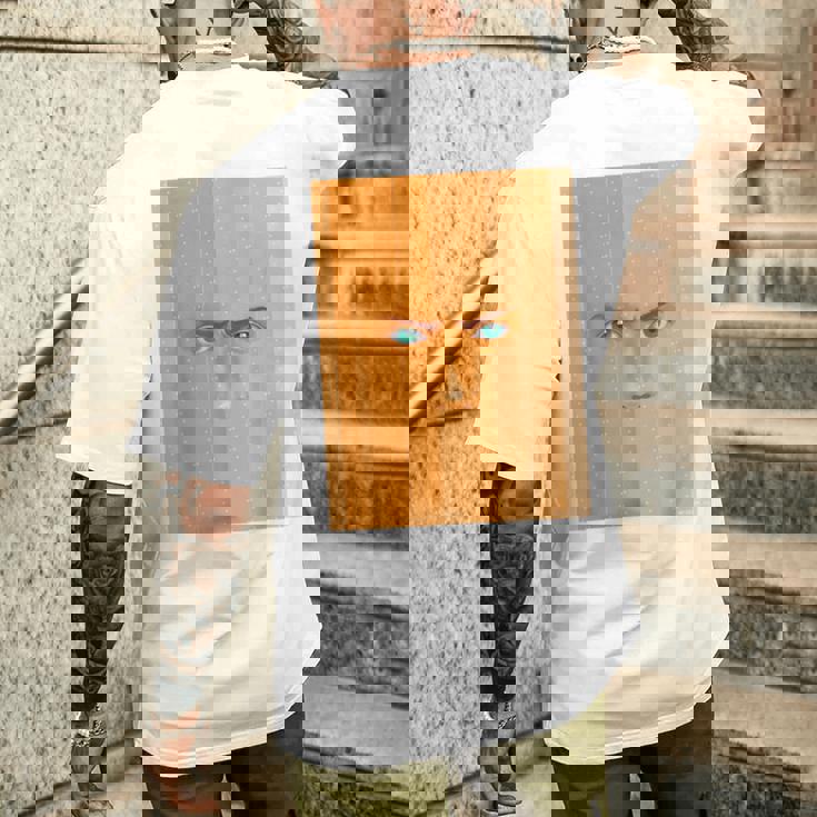 ドリミ4周年記念 壁（新兎 千里） メンズTシャツ バックプリント 彼への贈り物